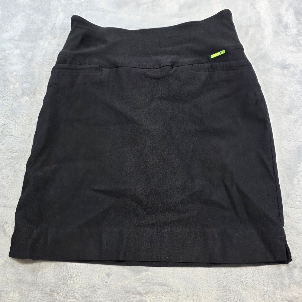 Swing Control Women 10 Black Skort Golf Athletic Pull On Stretch‎ Skirt Tennis